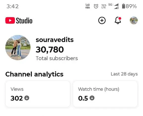 (ID: YT#0084)-Sourav Joshi Vlogs Fan/Edit