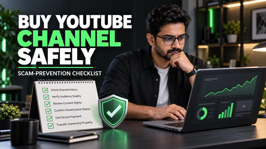 Buy YouTube Channel Safely: A Practical Scam-Prevention Checklist